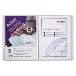 Cheap Stationery Supply of Snopake Superline Presentation Book 20 Pocket A4 Clear 11951 Office Statationery