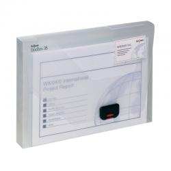 Cheap Stationery Supply of Snopake 35mm Document Box A4 Clear 12861 SK02536 Office Statationery