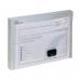 The photo shows an A4 clear document box by Snopake, with a 35mm thickness. The box features the brands signature logo and is designed with sturdy, durable materials. Its sleek and transparent appearance allows for easy viewing and organizing of documents.