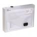 The picture features a set of Snopake 60mm document box files, designed for A4 paper. The transparent plastic material allows for easy visibility of contents, with the brands logo prominently displayed. The sturdy construction makes it ideal for organizing and storing important papers.