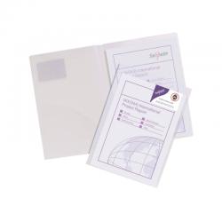 Cheap Stationery Supply of Snopake TwinFile Presentation File A4 Clear (Pack of 5) 14030 SK05984 Office Statationery