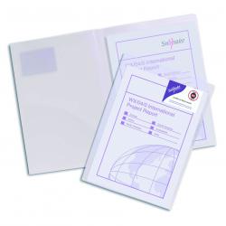 Cheap Stationery Supply of Snopake TwinFile Presentation File A4 Clear (Pack of 5) 14030 SK05984 Office Statationery