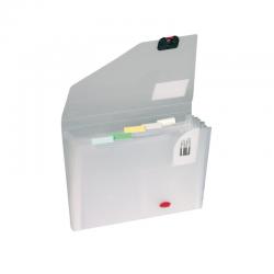 Cheap Stationery Supply of Snopake Expanding Organiser 6 Part A4 Clear (Includes coloured index tabs for personalisation) 11893 SK11893 Office Statationery