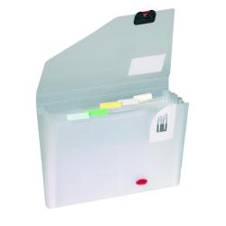 Cheap Stationery Supply of Snopake Expanding Organiser 6 Part A4 Clear (Includes coloured index tabs for personalisation) 11893 SK11893 Office Statationery