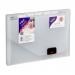 Snopake Expanding Organiser 6 Part A4 Clear (Includes coloured index tabs for personalisation) 11893 SK11893