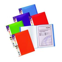 Cheap Stationery Supply of Snopake A4 Rainbow Display Book 24 Pocket Assorted Pack of 5 15808 Office Statationery