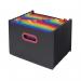 Snopake 13 Part Desk Expander A4 Rainbow/Black 15851
