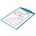 Snopake Clipboard with Pen Holder A4 Turquoise 15887 SK22269