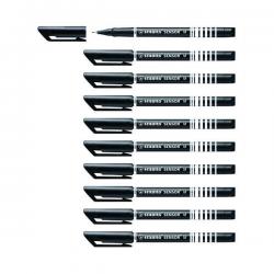 Cheap Stationery Supply of Stabilo Sensor M-tip Fineliner Pen Medium Tip Black (Pack of 10) 187/46 SS13662 Office Statationery