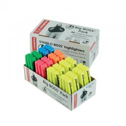 Cheap Stationery Supply of Stabilo Boss Original Highlighters Assorted (Pack of 48) 70/48-1 Office Statationery