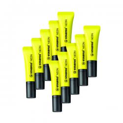 Cheap Stationery Supply of Stabilo Neon Highlighter Yellow (Pack of 10) 72/24 SS40111 Office Statationery