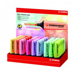 Cheap Stationery Supply of Stabilo Boss Pastel Highlighters Assorted Counter Display Unit (Pack of 45) 70/45-2 Office Statationery
