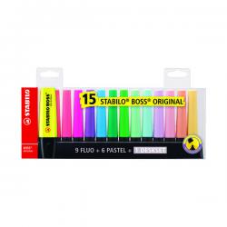 Cheap Stationery Supply of Stabilo Boss Highlighter Assorted (Pack of 15) 1868221 Office Statationery