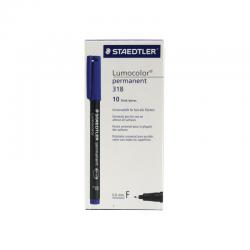 Cheap Stationery Supply of Staedtler Lumocolour Pen Permanent Fine Blue (Pack of 10) 318-3 ST33231 Office Statationery
