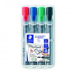 Cheap Stationery Supply of Staedtler Flipchart Marker Assorted (Pack of 4) 356 WP4 ST35614 Office Statationery