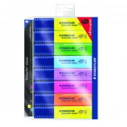 Cheap Stationery Supply of Staedtler Textsurfer Classic Highlighter Assorted (Pack of 8) 364AWP8 ST36417 Office Statationery