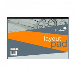 Cheap Stationery Supply of Silvine Layout Pad 80 Sheets A3 A3LP SV01788 Office Statationery
