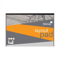 Cheap Stationery Supply of Silvine Layout Pad 80 Sheets A3 A3LP SV01788 Office Statationery