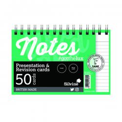 Cheap Stationery Supply of Silvine Revision Presentation/Note Card Twin Wht (Pack of 10) PADRC64-C SV01893 Office Statationery