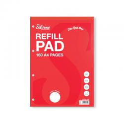Cheap Stationery Supply of Silvine Ruled Headbound Refill Pad A4 160 Pages (Pack of 6) A4RPFM SV41740 Office Statationery