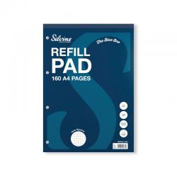 Cheap Stationery Supply of Silvine 5mm Square Headbound Refill Pad A4 160 Pages (Pack of 6) A4RPX SV41775 Office Statationery
