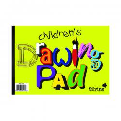 Cheap Stationery Supply of Silvine Childrens Drawing Pad A4 (Pack of 12) 420 Office Statationery