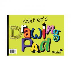 Cheap Stationery Supply of Silvine Childrens Drawing Pad A4 (Pack of 12) 420 Office Statationery