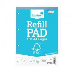 Cheap Stationery Supply of Silvine Envrion Ruled Refill Pad A4 160 Pages (Pack of 5) FSCRP80 SV43690 Office Statationery