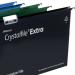 Rexel Crystalfile Extra Suspension File Polypropylene 30mm Wide-base Foolscap Green Ref 70631 [Pack 25]
