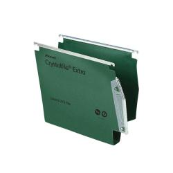 Cheap Stationery Supply of Rexel Crystalfile Extra Lateral File Polypropylene 30mm Wide-base A4 Green 70640 Pack of 25 T70640 Office Statationery