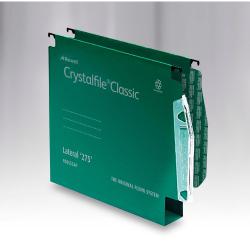 Cheap Stationery Supply of Rexel Crystalfile Classic Linking Lateral File Manilla 30mm Wide-base Green 230gsm A4 78654 Pack of 50 T78654 Office Statationery