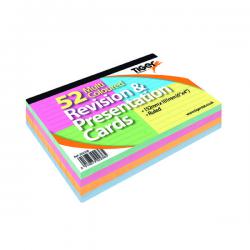 Cheap Stationery Supply of Revision and Presentation Cards 54 Multicolour (Pack of 10) 302236 TGR02236 Office Statationery