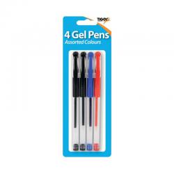 Cheap Stationery Supply of Tiger 4-Colour Gel Pens Assorted (Pack of 12) 302253 TGR02252 Office Statationery