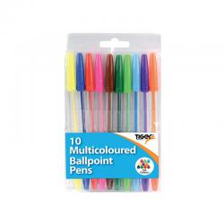 Cheap Stationery Supply of Ballpoint Pens 10 Multicoloured (Pack of 12) 302256 TGR02256 Office Statationery