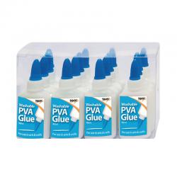 Cheap Stationery Supply of Tiger Washable PVA Glue 40ml (Pack of 16) 301559 TGR5596 Office Statationery
