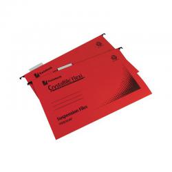 Cheap Stationery Supply of Rexel Crystalfile Flexi Standard Foolscap Red (Pack of 50) 3000042 TW13773 Office Statationery