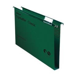 Cheap Stationery Supply of Rexel Crystalfile Classic Suspension File A4 Green (Pack of 50) 70621 TW70621 Office Statationery