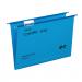 Rexel Crystalfile Extra 15mm Suspension File Blue (Pack of 25) 70630