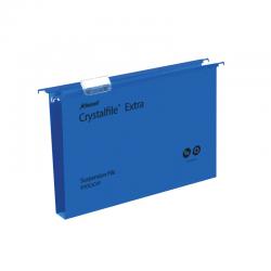 Cheap Stationery Supply of Rexel Crystalfile Extra 30mm Suspension File Blue (Pack of 25) 70633 TW70633 Office Statationery