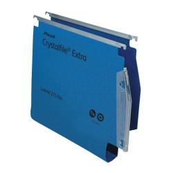 Cheap Stationery Supply of Rexel Crystalfile Extra 30mm Lateral File Blue (Pack of 25) 70642 TW70642 Office Statationery