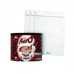 Cheap Stationery Supply of Tyvek C4 Envelope Pocket 324x229mm Wht (Pack of 100) FOC Hot Chocolate TY814010 Office Statationery