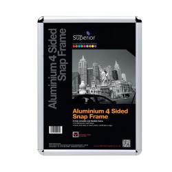 Cheap Stationery Supply of Stewart Superior Snap Frame A2 Chrome ROUNDA2 UP22620 Office Statationery
