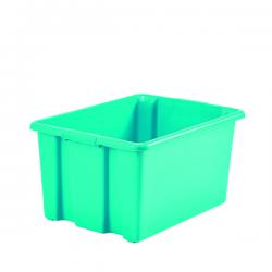 Cheap Stationery Supply of Stack And Store 32 Litres Medium Teal Storage Box S01M809 WFH30099 Office Statationery