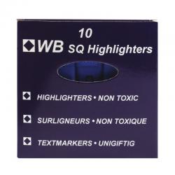 Cheap Stationery Supply of Hi-Glo Highlighter Blue (Pack of 10) 844003 WX01114 Office Statationery