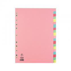Cheap Stationery Supply of A4 Manilla Divider 20-Part Pink With Multi-Colour Tabs WX01517 WX01517 Office Statationery
