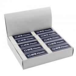Cheap Stationery Supply of White Pencil Erasers (Pack of 20) WX01696 Office Statationery