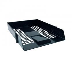 Cheap Stationery Supply of Black Plastic Letter Tray (Pack of 12) WX10050 WX10050 Office Statationery