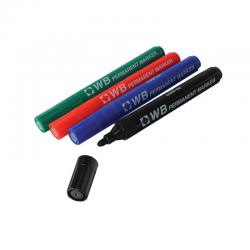 Cheap Stationery Supply of Assorted Permanent Bullet Tip Marker (Pack of 4) WX26088A WX26088A Office Statationery