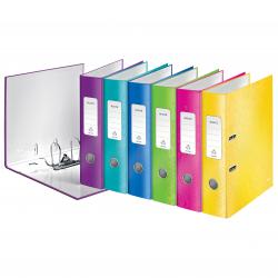 Cheap Stationery Supply of Leitz 180&deg; WOW Lever Arch File A4 80mm Assorted - Outer carton of 10 Office Statationery