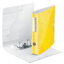 Cheap Stationery Supply of Leitz 180&deg; Active WOW Lever Arch File.  A4. 50mm. Yellow. - Outer carton of 5 Office Statationery